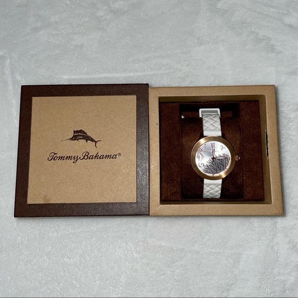 Tommy bahama white watch Clearance